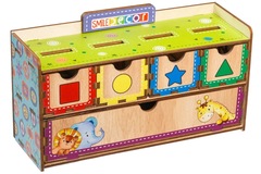 Дидактическая игра "Волшебный комодик "Цвета и фигуры"