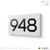 Номер на дверь 948, табличка на дверь для офиса, квартиры, кабинета, аудитории, склада, белая 120х70 мм, Айдентика Технолоджи