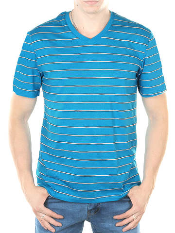 52530-1 футболка мужская, голубая