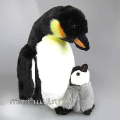 Мягкая игрушка Семья Пингвинов 26 см (Leosco)