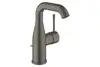 GROHE Essence 24173AL1 Смеситель для раковины с донным клапаном, M-Size, темный графит матовый