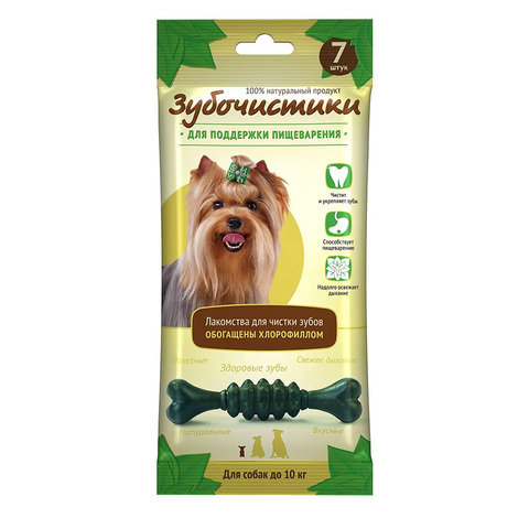 Зубочистики МЯТА+ХЛОРОФИЛЛ <10 кг 7 шт.