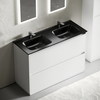LB120F-2W Тумба SANCOS напольная LIBRA 2я цв. белый глянец