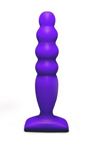 Фиолетовый анальный стимулятор Large Bubble Plug - 14,5 см. - Lola Games Back Door Collection 511488lola