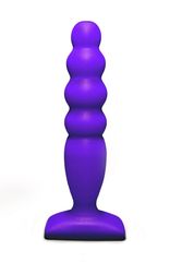 Фиолетовый анальный стимулятор Large Bubble Plug - 14,5 см. - 