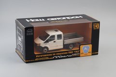 GAZelle Next GAZ A22R23 double cab white-gray 1:43 Nash Avtoprom