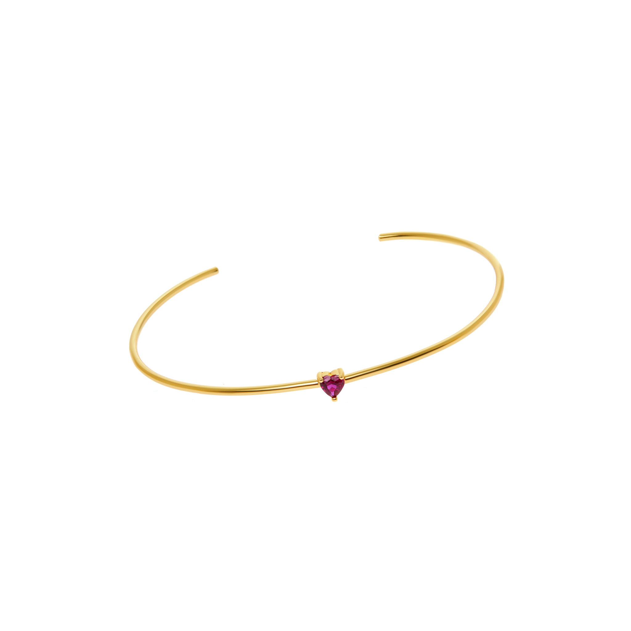 VIVA LA VIKA Браслет Tiny Heart Bracelet – Ruby viva la vika браслет loving heart silver bracelet red