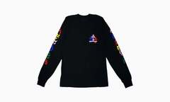Multi Color Cross Cemetery L/S T-shirt "Black"