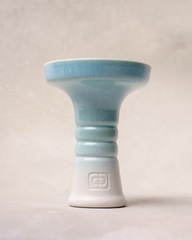 Чаша Форма Phunnel - Белый/бирюза (с глазурью)