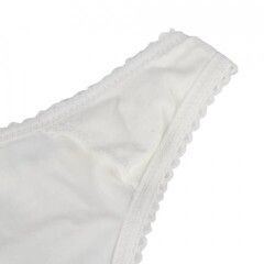 Трусики танга Sexy Floral Lace белые (3XL-4XL)