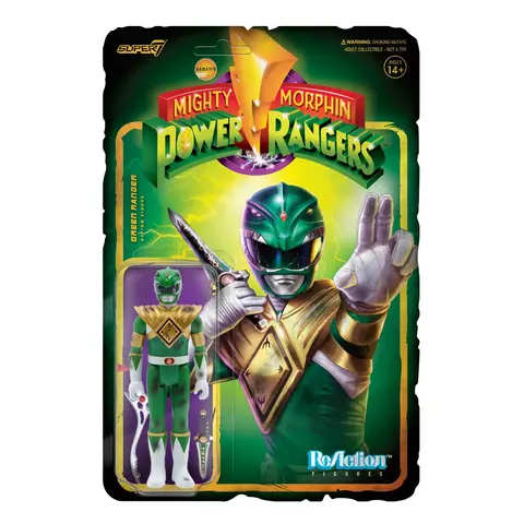 Фигурка Super7 Power Rangers: Green Ranger (Battle Damage)