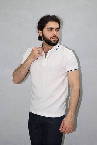 Поло Hugo BOSS 905752whiteЛен