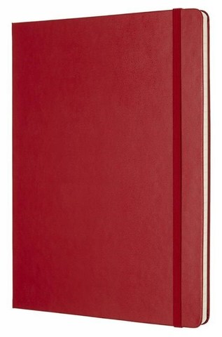 Блокнот Moleskine Classic XLarge, цвет красный, в линейку