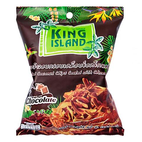 Кокосовые чипсы с шоколадом KING ISLAND