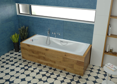 ВАННА ЧУГУННАЯ СИБИРЯЧКА 150х75 С РУЧКАМИ