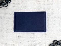 Термоаппликация, р. 8,3х5,5 см, тёмно-синий