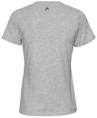 Женская теннисная футболка Head Club Lara T-Shirt - grey melange