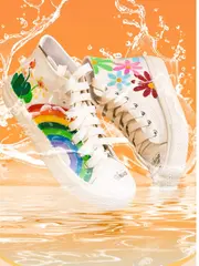 Акриловые маркеры Deli двусторонние