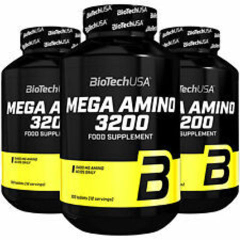 Аминокислоты MEGA AMINO 3200, BIOTECH USA / 300 таб