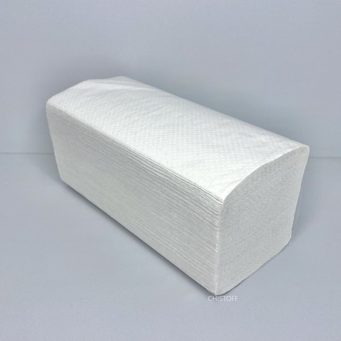 Полотенце бумажное макулатурное Papero Эко V сложения 2сл. 210х220 мм (160 л.) (ERV001)