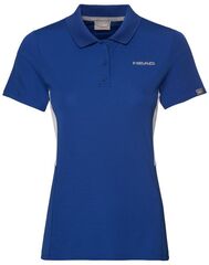 Футболка для девочки Head Club Tech Polo Shirt - royal blue