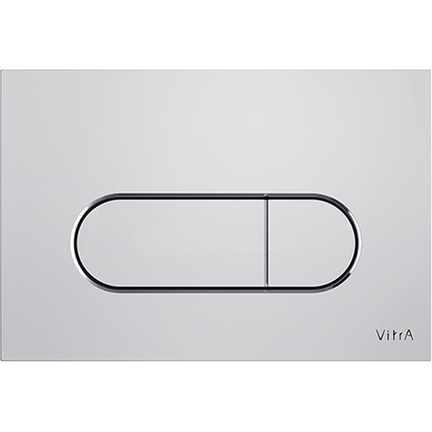 Vitra 740-2280 Панель смыва Root Round, хром