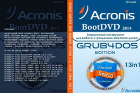 Acronis BootDVD 2014 Grub4Dos Edition v.21 13in1 [2014, RUS]