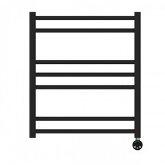 Полотенцесушитель электрический, Lemark Atlantiss -  LM32607REBL (П7 500x600), левый/правый, черный