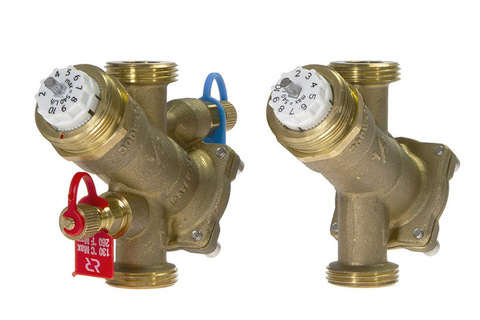 Купить AAQT-R DN25-32 комбинированный балансировочный клапан, с ниппелями, наружная резьба недорого со склада в Хабаровске, Якутске, Владивостоке, Южно-Сахалинске, Благовещенске