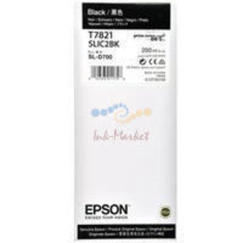 Картридж Epson T7821 черный для минифотолаборатории SureLab SL-D700 C13T782100