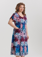 1351В Халат на пуговицах