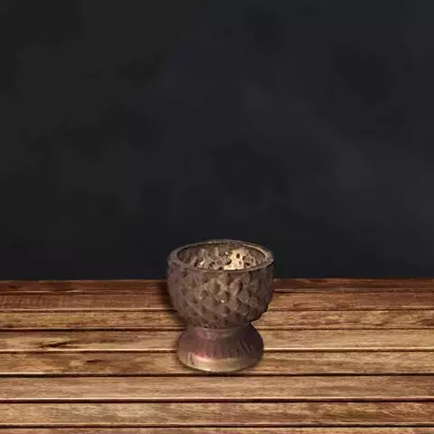 Подсвечник 7см Restoration Hardware коричневый