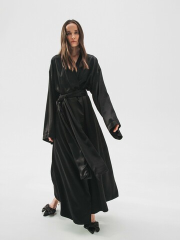 Платье-кимоно  черное JE T’AIME
