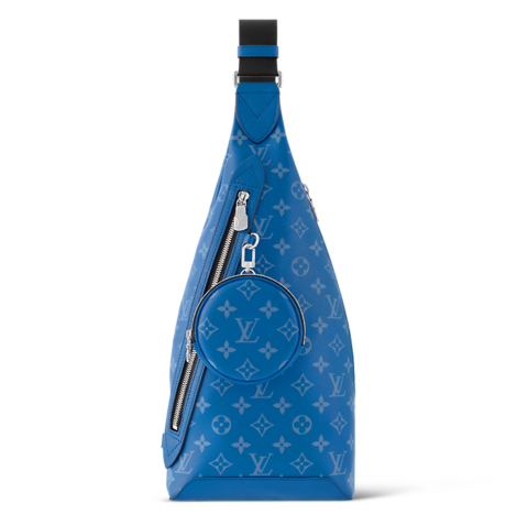 Сумка-слинг Louis Vuitton Duo канва Taigarama Blue