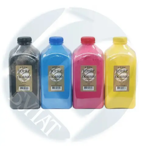 Тонер с девелопером БУЛАТ s-Line TK-8800 для Kyocera ECOSYS P8060 (Чёрный, банка 300 г)