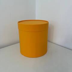 Цилиндр одиночный с завальцовкой, 18*18 см, Мандариновый, 1 шт.