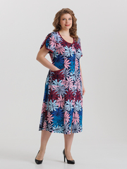 1351В Халат на пуговицах