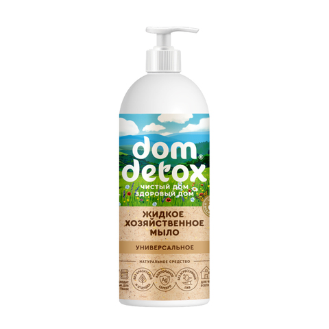 Мыло жидкое Хозяйственное Dom Detox 500 мл | Дом Природы