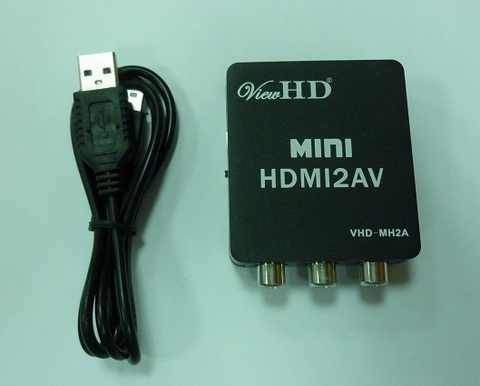 Комплектация HDMI to AV конвертера