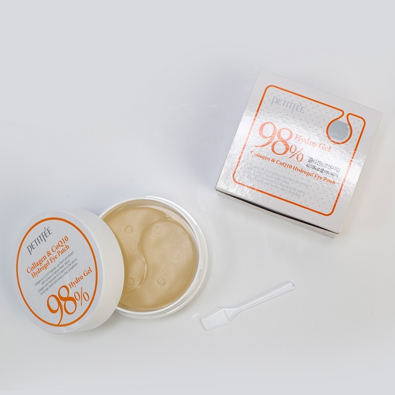 Е патчи. Патчи Петитфи 98 коллаген. Гидрогелевые патчи для глаз Petitfee 98% Collagen & coq10 Hydro Gel Eye Patch. Petitfee Collagen 98% патчи с коллагеном 60 шт. Petitfee с коллагеном q10 патчи корейская косметика.