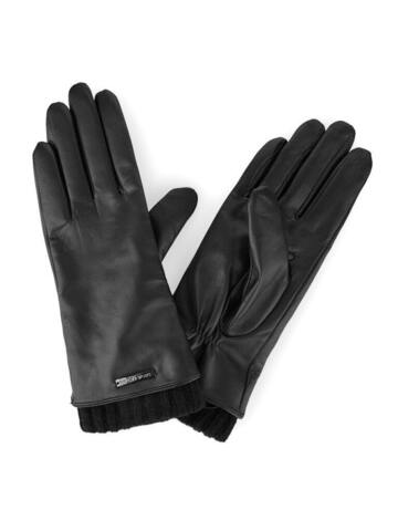 Marc Cain Sports Перчатки кожаные с подкладом из шерсти