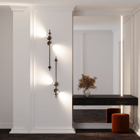 Настенный светодиодный светильник Elektrostandard Illume 40154/LED 4000K черный