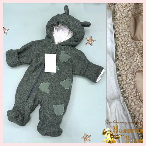 Комбинезон утепленный детский (62-74) 250914-D455