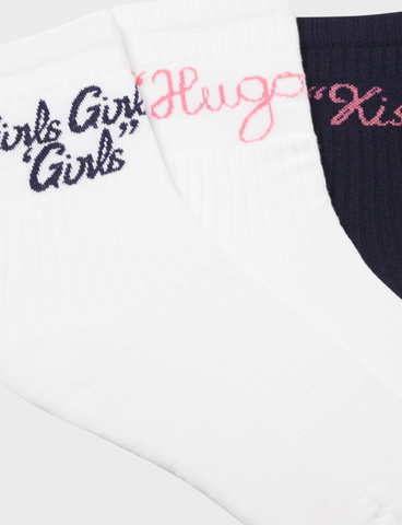 Носки (3шт.) HUGO 3P QS SLOGAN CC W