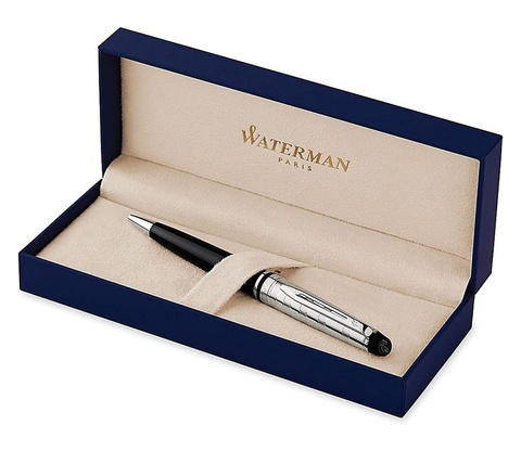 Ручка шариковая Waterman Expert Deluxe Black CT (S0952360)