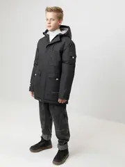 куртка  для мальчика  ВК 36105/3 ГР (128-158)