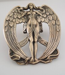 Силиконовый молд Ангел в золоте