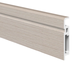 Напольный плинтус ПВХ Foresta Aviv Лиственница беленая FA 011 2000х70х13 мм