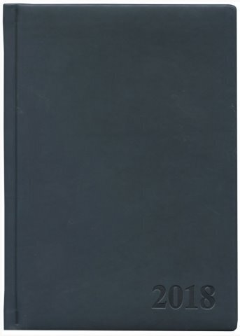 Ежедневник датир.А5 168л.лин. ГЛОСС т.-син.софт.обл.2018-20г.