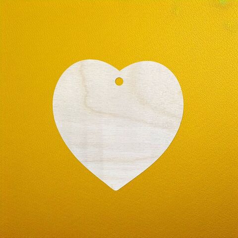 сердце 9,8*9,8см  (фанера)